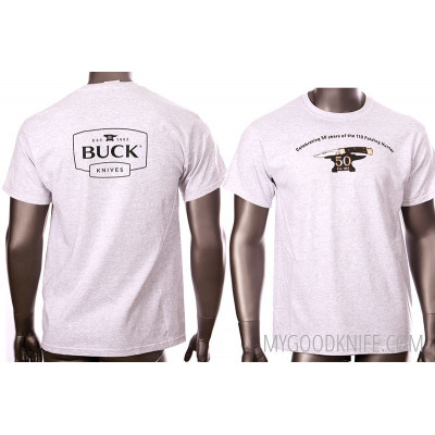 T-shirt Buck Celebrating 50 years of the 110 Folding Hunter L 033753124440 - 1