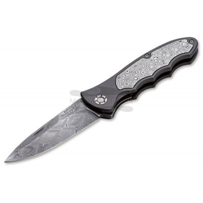 Folding knife Böker Leopard-Damascus III 42 Collection 110239DAM 9.7cm - 1