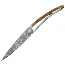 Folding knife Deejo Tattoo Art-Nouveau-Juniper Wood 37g 1CB014 9.5cm - 1