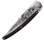 Folding knife Deejo Tattoo Biker-Granadilla wood 37g 1CB018 9.5cm - 3
