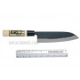 Japanilainen keittiöveitsi Santoku Tojiro Shirogami F-698 16.5cm - 3