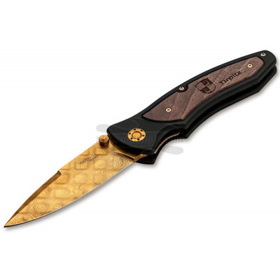 Navaja Böker Tirpitz-Damascus Gold 110194DAM 9.9cm - 1