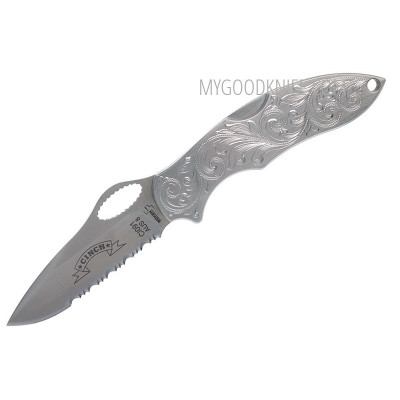 Серрейторный нож Böker Cinch Fastback Roper Engraved BOC091E 7.6см - 1