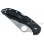 Серрейторный нож Spyderco Delica 4 Black, combo edge 11SBK 7.4см - 3