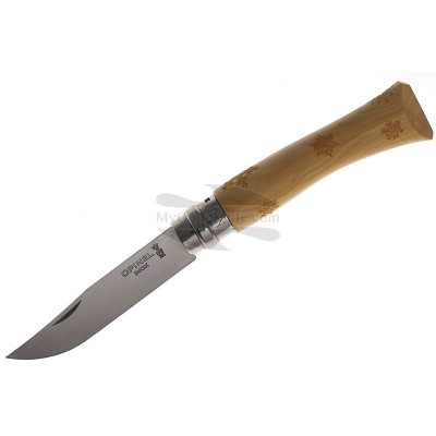 Folding knife Opinel №7 Nature Snow 001553 8cm - 1