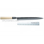 Yanagiba Japanese kitchen knife Tojiro Hammered Black sushi and sashimi  F-1082 27cm - 4
