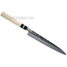 Cuchillo Japones Yanagiba Tojiro Hammered Black para sushi F-1080 21cm