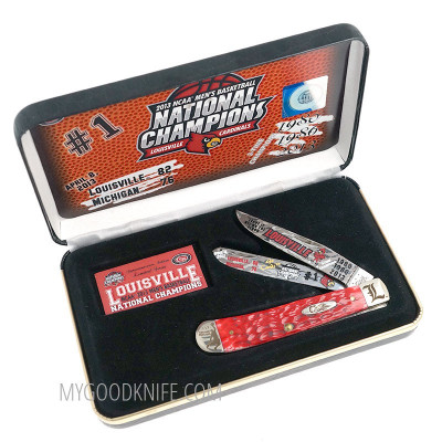 Складной нож траппер Case Louisville Nat'l Champs 2013 026615763017 8.5см - 1