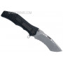 Serrated folding knife HTM Gun Hammer A/O Black 99459 9cm - 2