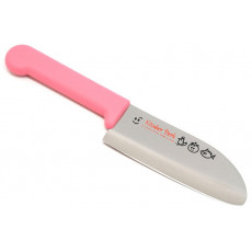 Детский нож Tojiro Кухонный, розовый FC-620 12см - 1