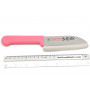 Детский нож Tojiro Кухонный, розовый FC-620 12см - 3