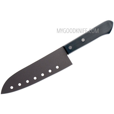 Santoku Japanese kitchen knife Tojiro Teflon FA-87 16.5cm - 1