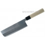 Nakiri Japanese kitchen knife Tojiro Shirogami F-702A 16.5cm - 2