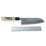 Santoku Japanese kitchen knife Tojiro Shirogami Grinding Finished  F-701A 16.5cm - 4
