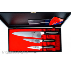 Juego de cuchillos de cocina Tojiro DP Damascus Flash Gift Set A FF-GIFTSET-A - 1