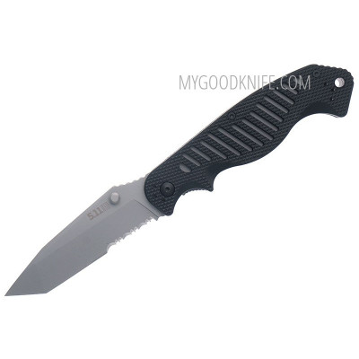 Serrated folding knife 5.11 CS1 Linerlock FTL51078 9.5cm - 1