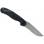 Serrated folding knife Ontario RAT-1 Black Handle 8849SS 8.9cm - 2
