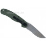 Serrated folding knife Ontario RAT-1 Green Handle 8849OD 8.9cm - 2