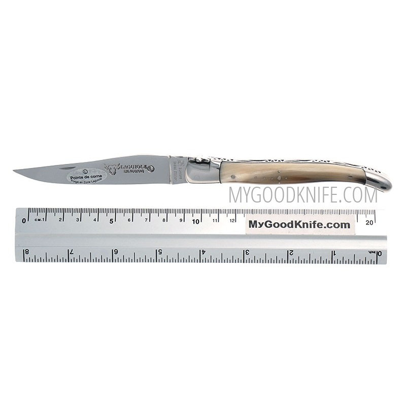 Folding knife Laguiole en Aubrac Clover Laguiole L0212PCIT 12cm for sale MyGoodKnife