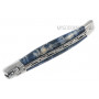 Folding knife Laguiole en Aubrac Blue  LO212TBI 12cm - 3