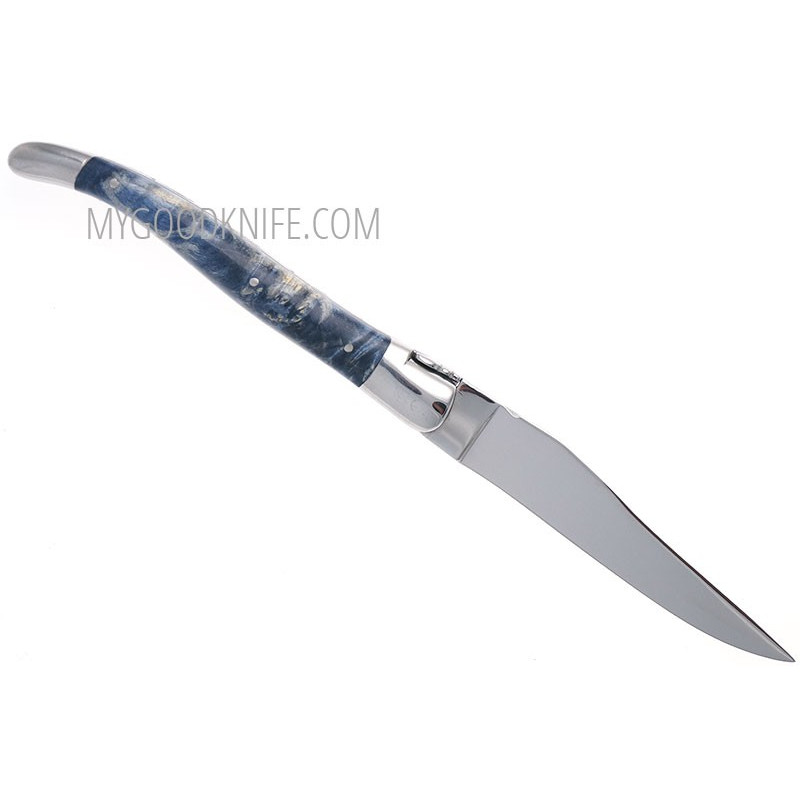 Folding knife Laguiole en Aubrac Blue L0212TBI 12cm for sale MyGoodKnife