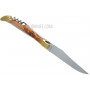 Sommelier knife Laguiole en Aubrac Genevrier with corkscrew and piercer LO412GEL 12cm - 2
