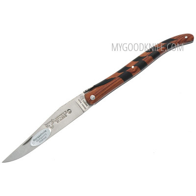 Folding knife Laguiole en Aubrac Damier Bois de Rose Ebene LO512A1I 12cm - 1
