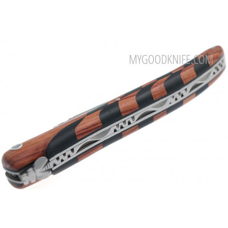 Taschenmesser Laguiole En Aubrac Damier Bois De Rose Ebene 12cm Online Kaufen Mygoodknife Messershop