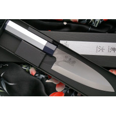Японский кухонный нож Деба Seki Kanetsugu Heptagon-Silver 8013 15см