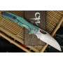 Folding knife CH Knives Nighthawk Green Nightgn 9.2cm - 2
