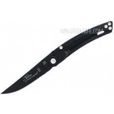 Navaja Claude Dozorme Thiers Liner for women, black,  Swarovski crystals 19017953N 8cm - 1