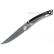 Folding knife Claude Dozorme Thiers Liner for women, black,  Swarovski crystals 19017953 8cm - 3