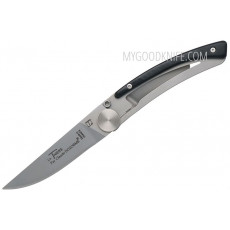 Folding knife Claude Dozorme Thiers liner, black horn 1.90.142.64 7.5cm