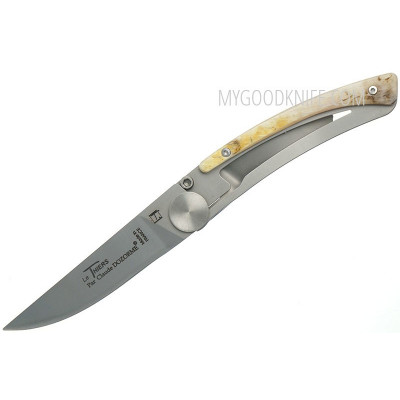 Folding knife Claude Dozorme Thiers liner, ram handle 19014237 9cm - 1
