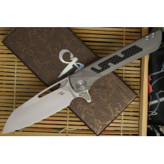 Folding knife CH Knives Butcher 2 Silver Butchersl 9.5cm - 1