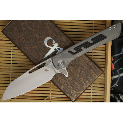 Folding knife CH Knives Butcher 2 Silver Butchersl 9.5cm - 1