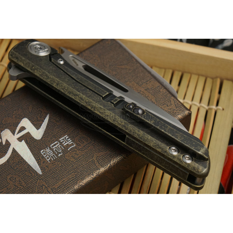 Folding knife CH Knives Butcher 2 Bronze 9.5cm for sale MyGoodKnife