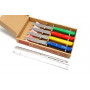 Steak knife Opinel Set of 4 No112 Mixed Colors  ОО1233 9.5cm - 3