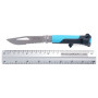 Rescue knife Opinel No8 Outdoor, blue ОО1576 8.5cm - 2