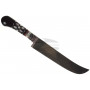 Uzbek pchak knife Ebonite Chess UZ1287MA1 17.6cm - 2
