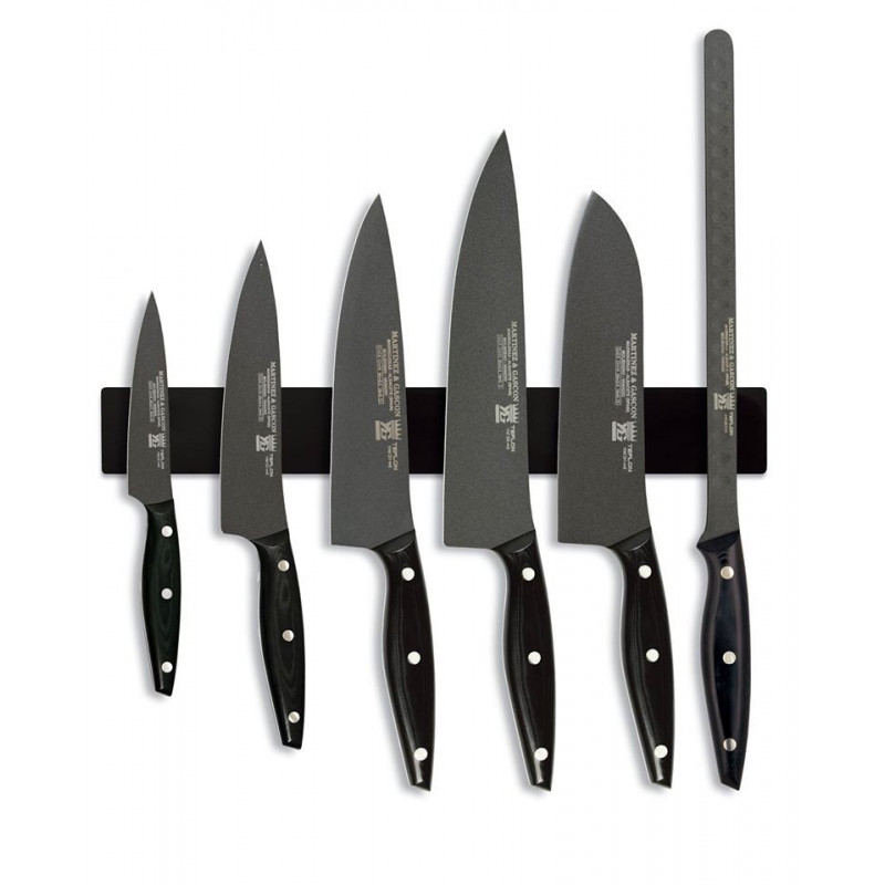 Kitchen knife set Martinez&Gascon Magnetized, black  О992 - 1