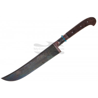 Uzbek pchak knife Marble Brown UZ1308EK1 15.5cm - 1