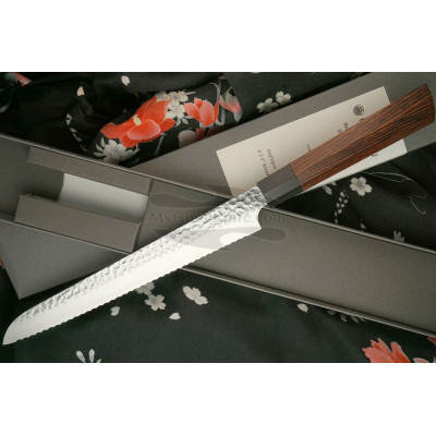 Bread knife Seki Kanetsugu Heptagon-Wood 9134 21cm