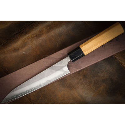 Japanese kitchen knife Yoshimi Kato Satin finished Ginsan Petty 15 cm D-701CW 15cm