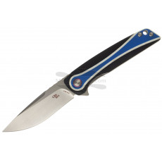 Folding knife CH Knives 3511 Unique Scale Blue/Black 9.1cm