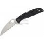 Folding knife Spyderco Endura 4 Wharncliffe Serrated 10FSWCBK 9.6cm