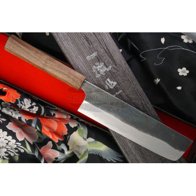 Nakiri Japanese kitchen knife Ittetsu Shirogami IW11834 18cm