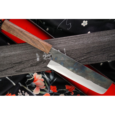 Японский кухонный нож Накири Ittetsu Shirogami IW1185 16.5см