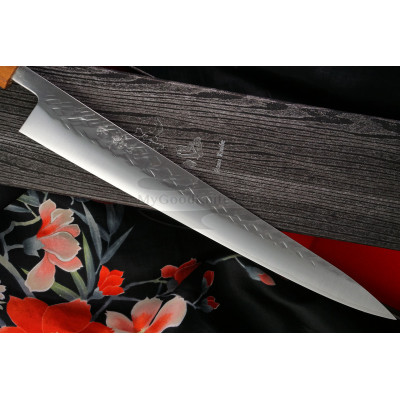 Sujihiki Japanese kitchen knife Seki Kanetsugu Pro J 6009 21cm for