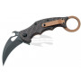 Navaja karambit Fox Knives Titanium Black FX-599TiC 6.5cm